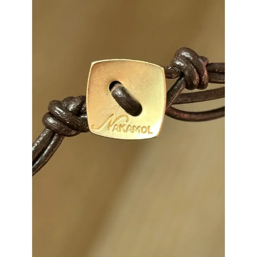 Nakamol Beaded Necklace or Wrap Bracelet‎